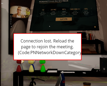 connection lost PNNetworkDownCategory